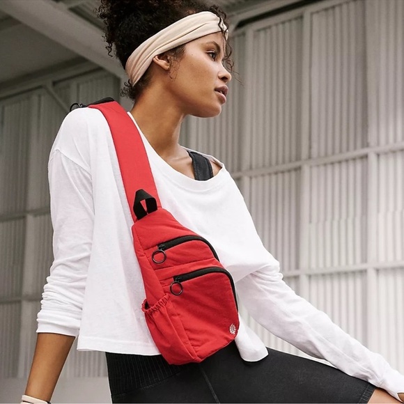 Free People Handbags - Free People Movement Red Renegade Sling